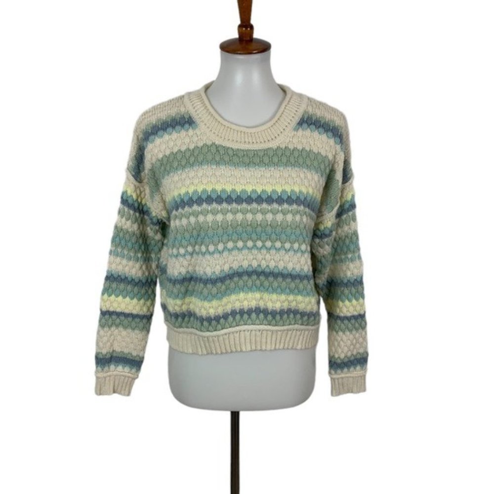 Cloud Chaser Crop Sweater Medium Knit